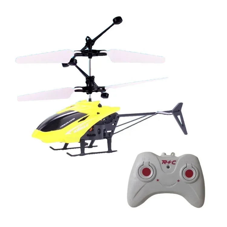 ZHENDUOC Gesture Sensing RC Helicopter For Kids Wireless Mini Airplane With Flashing Lights