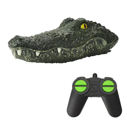 RC Crocodile Boat 2.4GHz Remote Control Toy With Realistic Crocodile Head For Kids And Teens Ready To Run Water Play