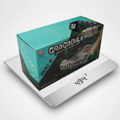 RC Crocodile Boat 2.4GHz Remote Control Toy With Realistic Crocodile Head For Kids And Teens Ready To Run Water Play