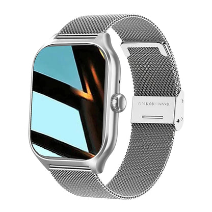 Smart Watch Plus Unisex Fitness Smartwatch With Bluetooth Call Full Touch Screen Android Compatible