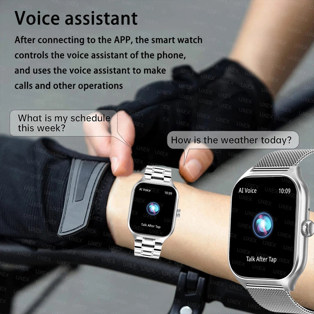 Smart Watch Plus Unisex Fitness Smartwatch With Bluetooth Call Full Touch Screen Android Compatible