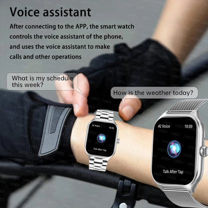 Smart Watch Plus Unisex Fitness Smartwatch With Bluetooth Call Full Touch Screen Android Compatible