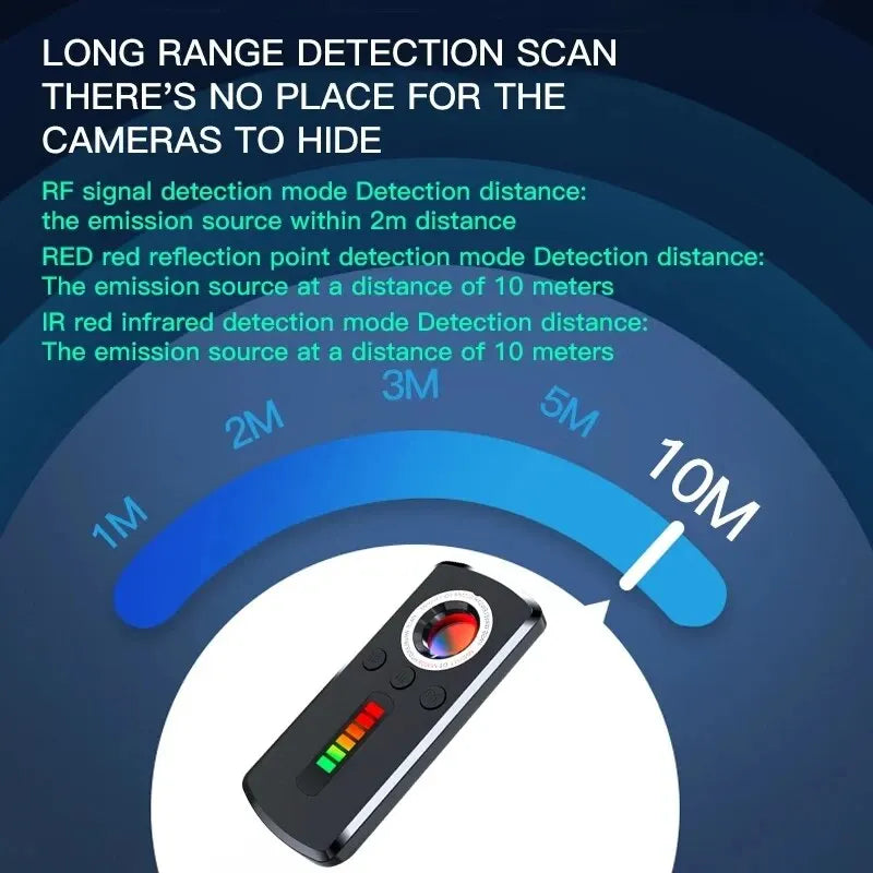 Choice Hidden Camera Detector Pro For Investigators Infrared Wireless Signal Scan GPS WiFi 4G Anti Spy