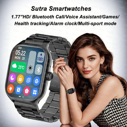 Smart Watch Plus Unisex Fitness Smartwatch With Bluetooth Call Full Touch Screen Android Compatible