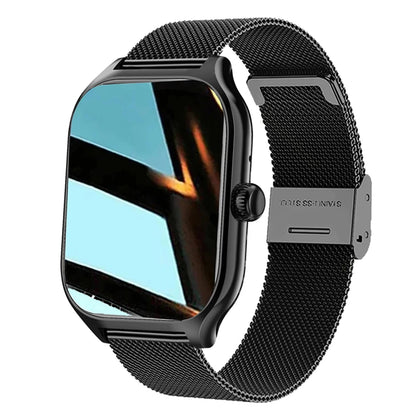 Smart Watch Plus Unisex Fitness Smartwatch With Bluetooth Call Full Touch Screen Android Compatible