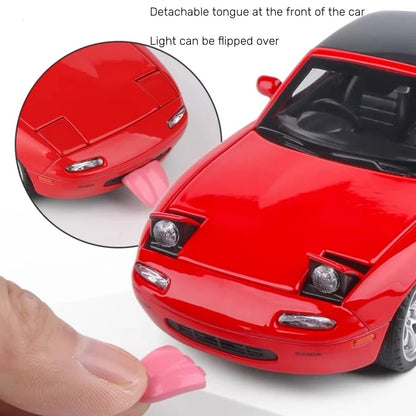 BeiDuDu 1to32 Mazda MX5 Diecast Alloy Car Model With Bright LED Sound Light For Kids Gift