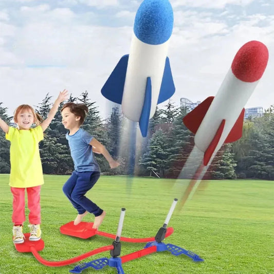 Rocket Foot Pump for Kids Portable Outdoor Air Powered Rocket Launcher Game by NOVELTYRC