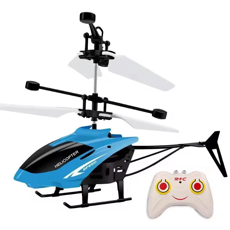 ZHENDUOC Gesture Sensing RC Helicopter For Kids Wireless Mini Airplane With Flashing Lights