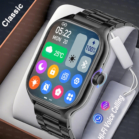 Smart Watch Plus Unisex Fitness Smartwatch With Bluetooth Call Full Touch Screen Android Compatible
