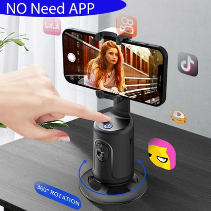Auto Tracking Gimbal P01 AI Face Recognition 360 Rotation For Smartphone Creators