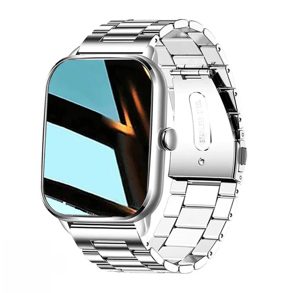 Smart Watch Plus Unisex Fitness Smartwatch With Bluetooth Call Full Touch Screen Android Compatible