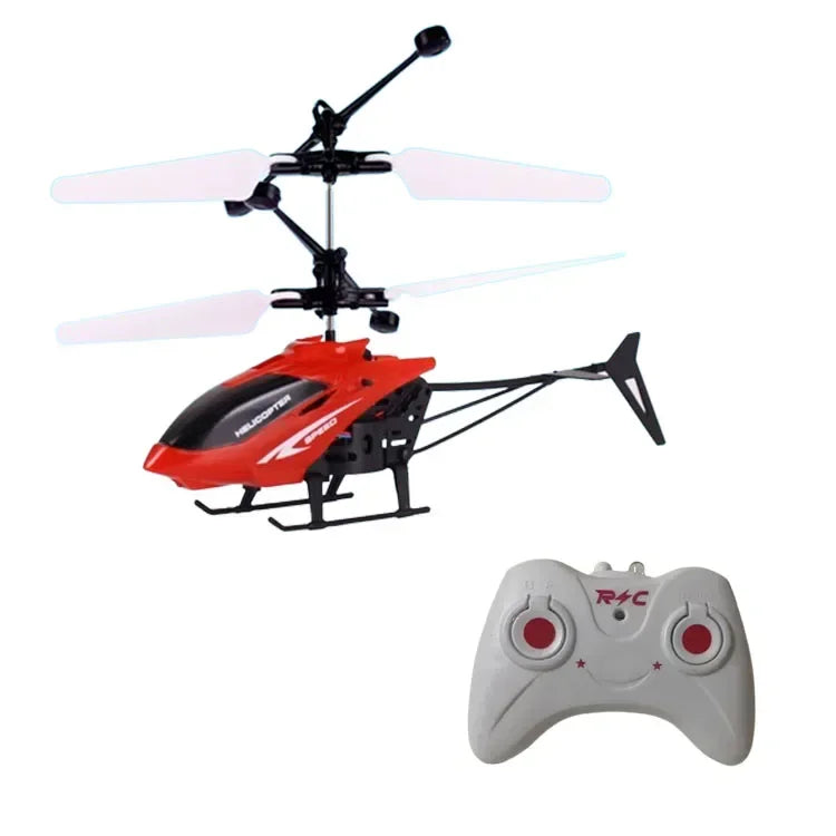 ZHENDUOC Gesture Sensing RC Helicopter For Kids Wireless Mini Airplane With Flashing Lights