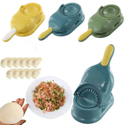 Choice 2In1 Dumpling Maker DIY Kit Wrapper Presser Labor Saving For Home Cooks And Empanadas Ravioli Dough Skin Molders