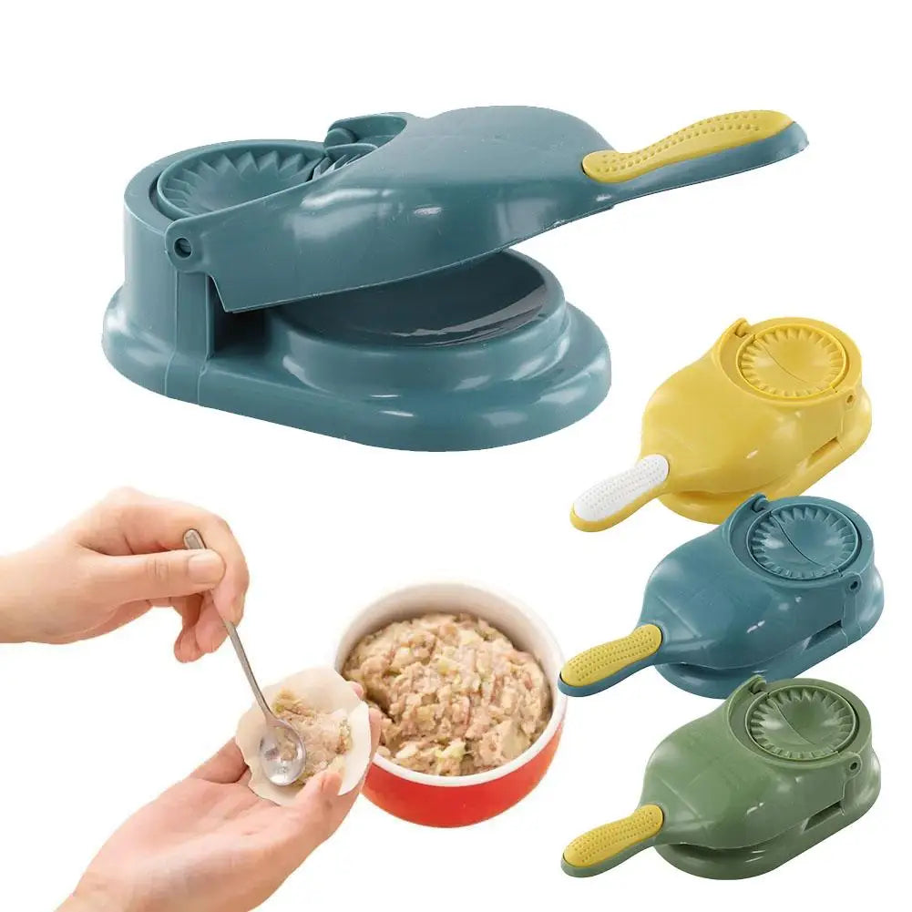 Choice 2In1 Dumpling Maker DIY Kit Wrapper Presser Labor Saving For Home Cooks And Empanadas Ravioli Dough Skin Molders