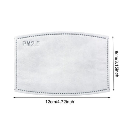 FLCOSLY Reusable PM2.5 Mask With 10 Replaceable Filters Windproof Valve Goggles For Adults